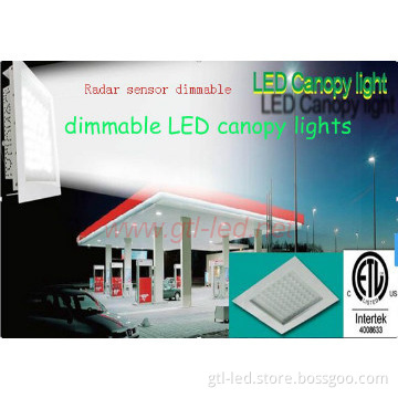 120w dimmable LED gas station light with ETL CE ROHS list